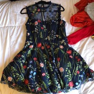 Floral formal dress